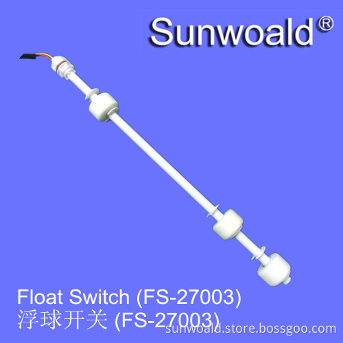 3 floats PP magnetic float level sensor reed switch